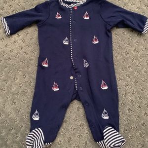 Nautical footed onsie from Nordstrom